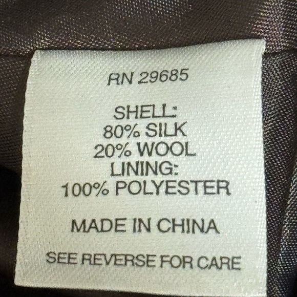 PENDLETON Brown Floral A Line Skirt Midi Size 14 Silk Wool Lined Preppy Boho VTG - Picture 5 of 7